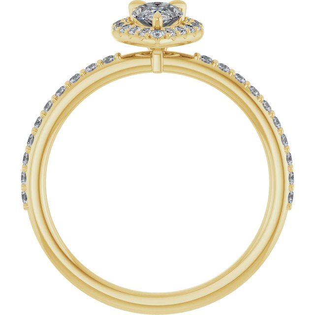 pear-10K Yellow gold