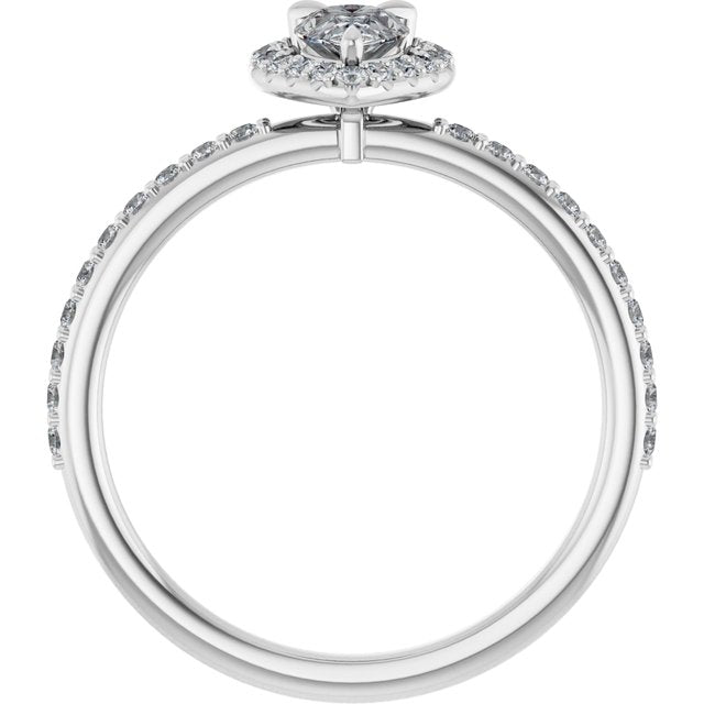 pear-10K White gold