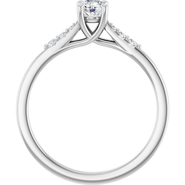 round-18K White gold