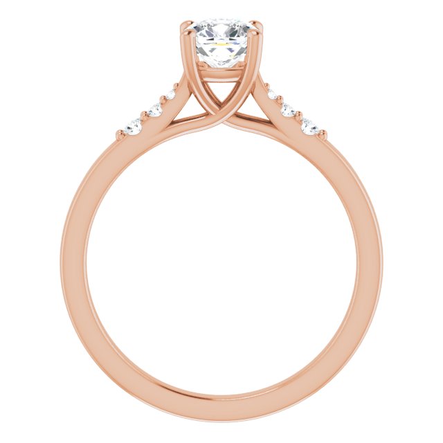cushion-10K Rose gold