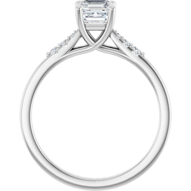 asscher-10K White gold