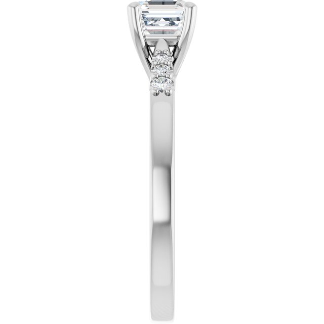 asscher-10K White gold