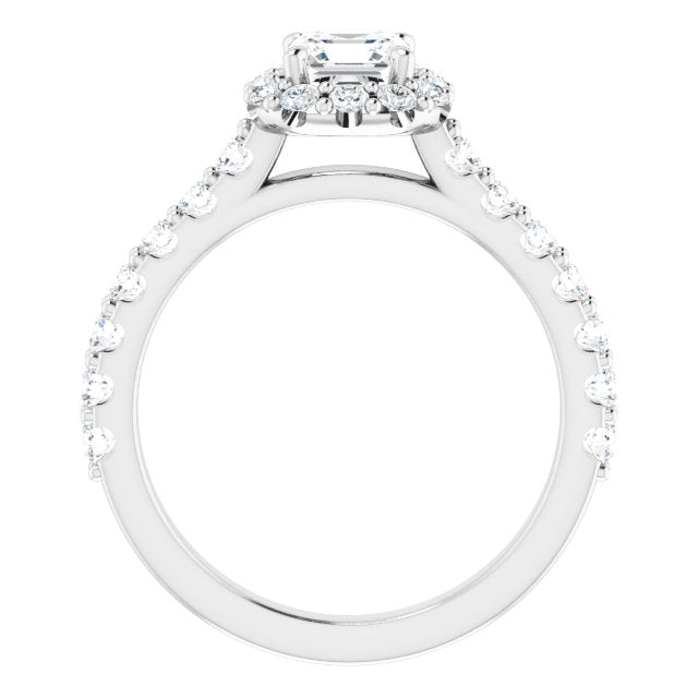 asscher-14K White gold
