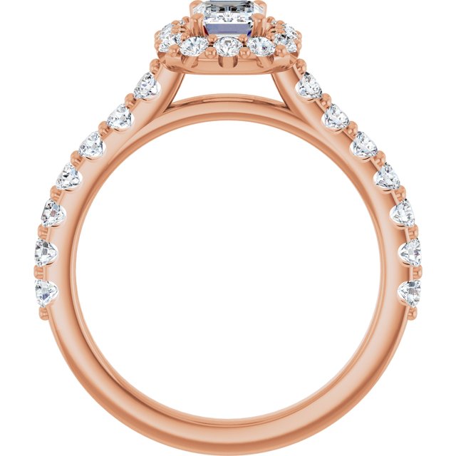 emerald-10K Rose gold