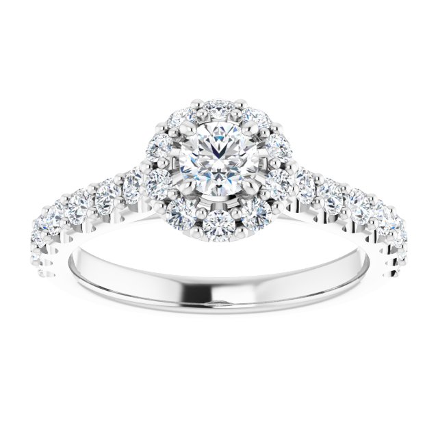round-18K White gold