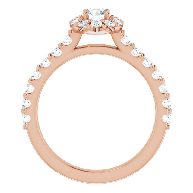 round-14K Rose gold
