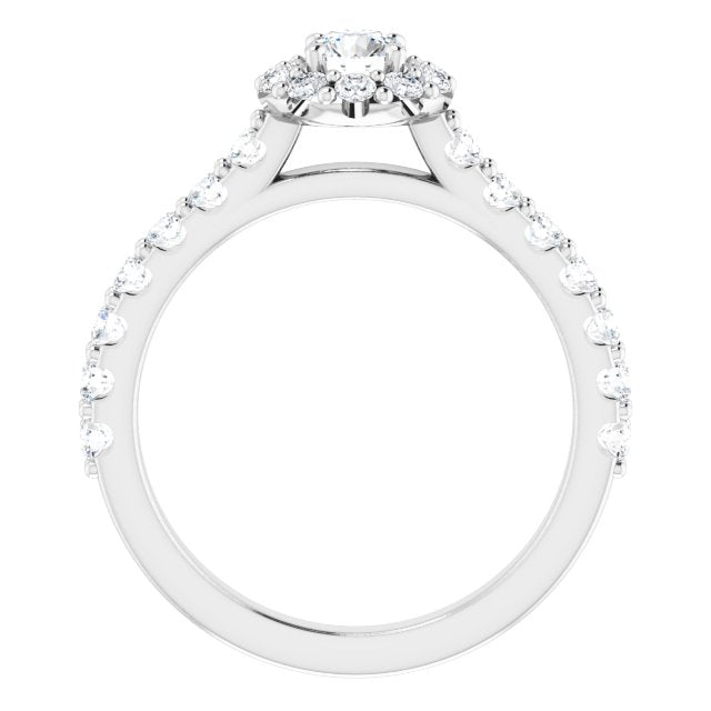 round-18K White gold