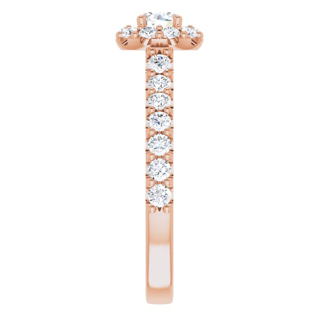 round-14K Rose gold