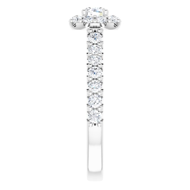 round-10K White gold