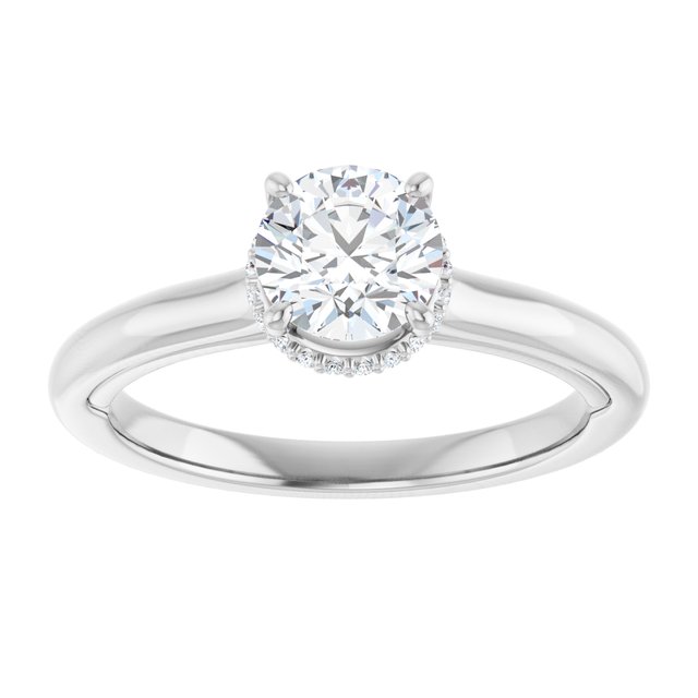 round-18K White gold