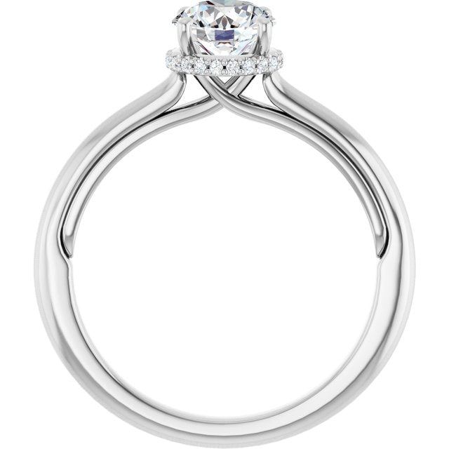 round-18K White gold