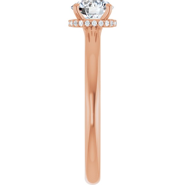 round-18K Rose gold