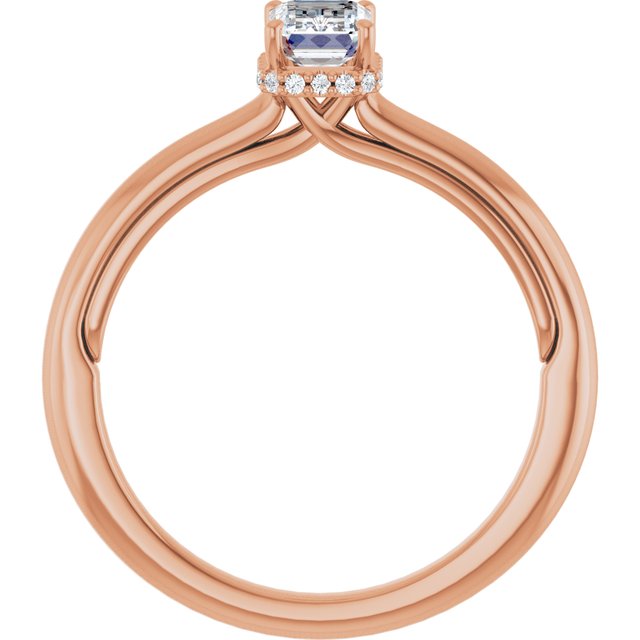 emerald-10K Rose gold
