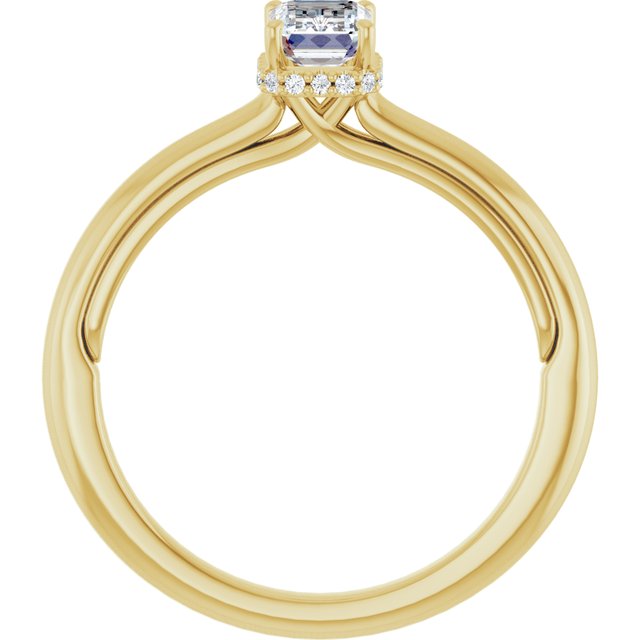emerald-18K Yellow gold
