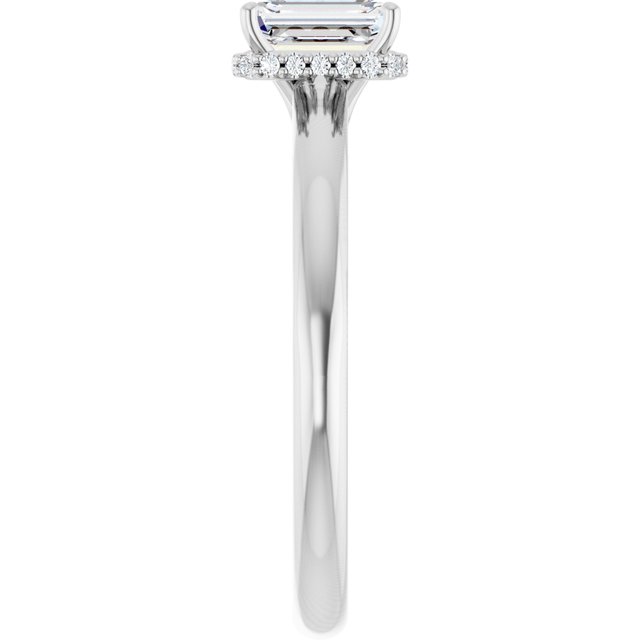 emerald-18K White gold