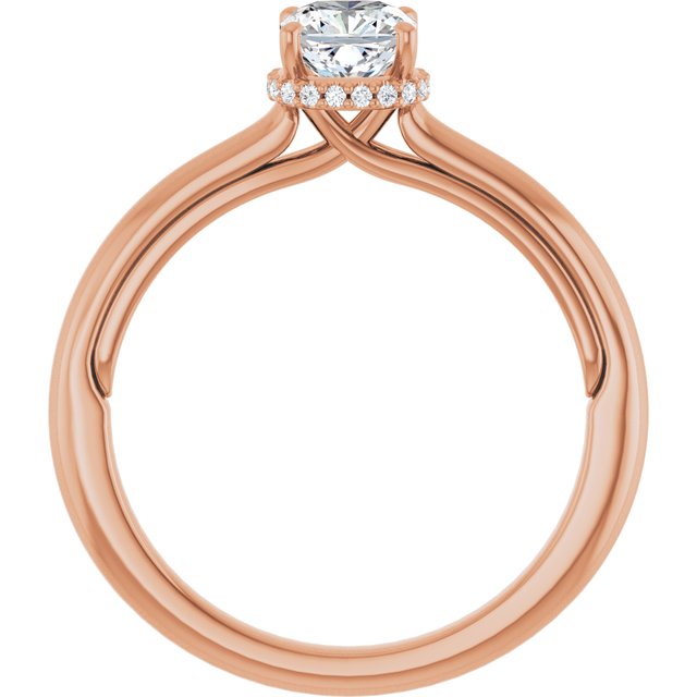 cushion-18K Rose gold