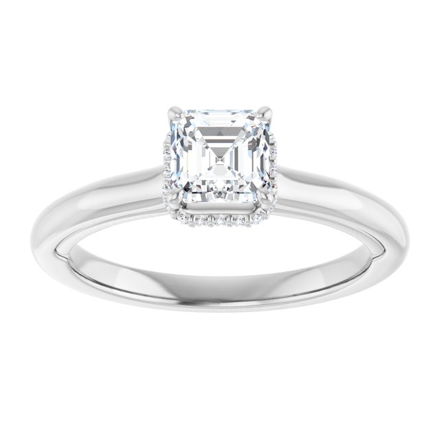 asscher-10K White gold