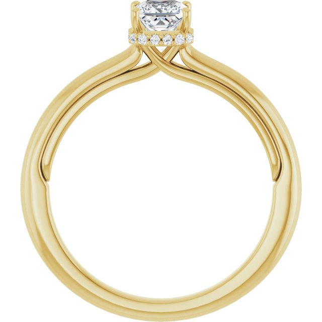 square-18K Yellow gold