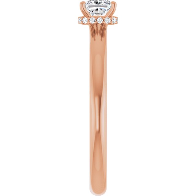 square-18K Rose gold