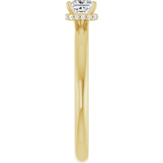 square-10K Yellow gold
