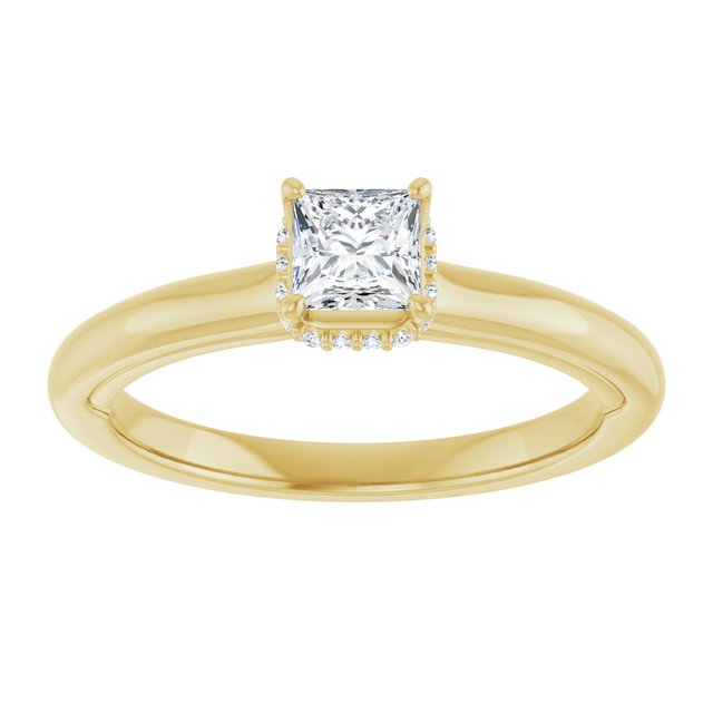 square-10K Yellow gold
