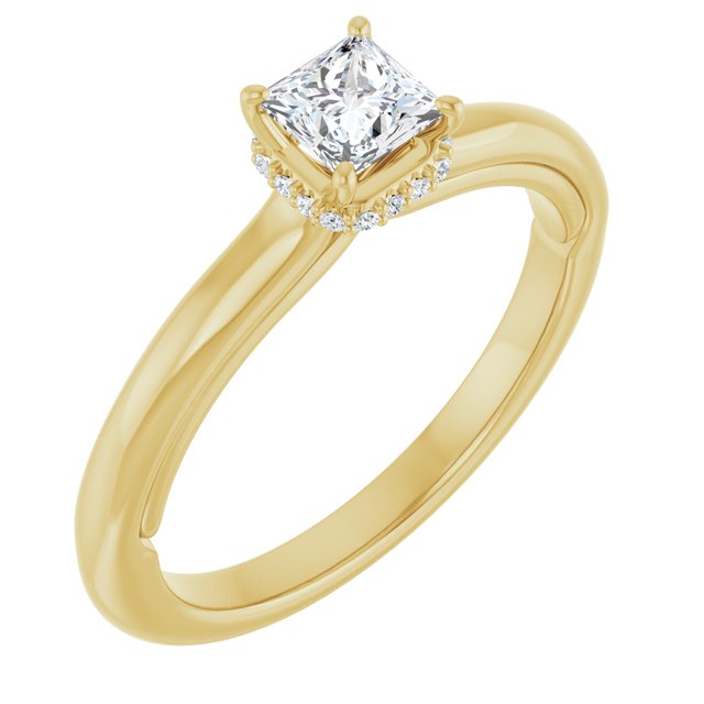 square-10K Yellow gold