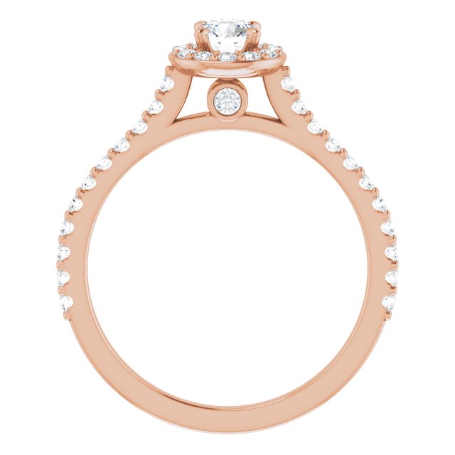 round-14K Rose gold