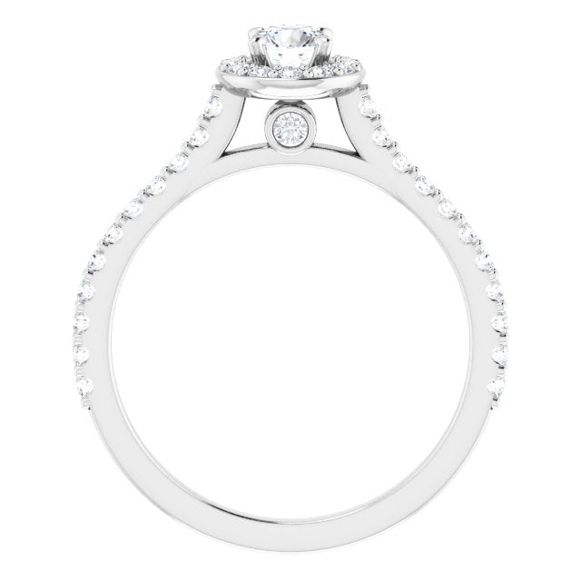 round-10K White gold