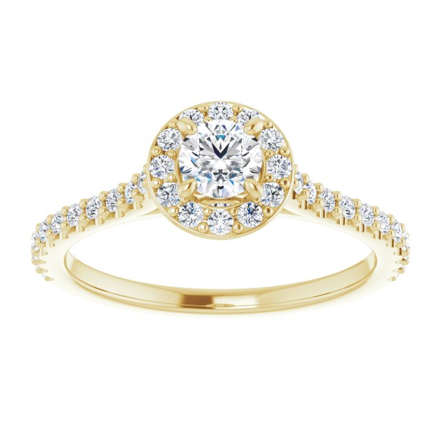 round-10K Yellow gold