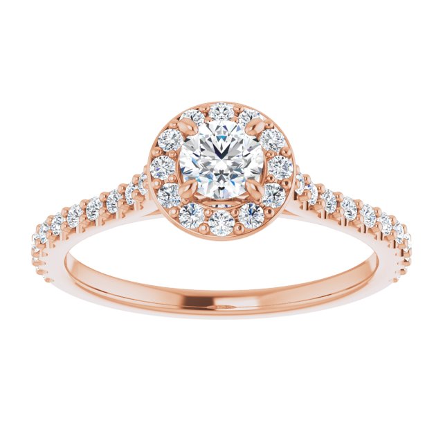 round-10K Rose gold