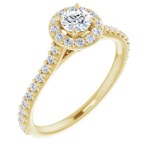 round-10K Yellow gold