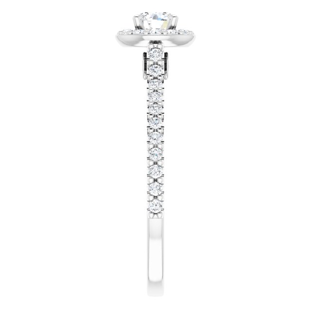 round-10K White gold