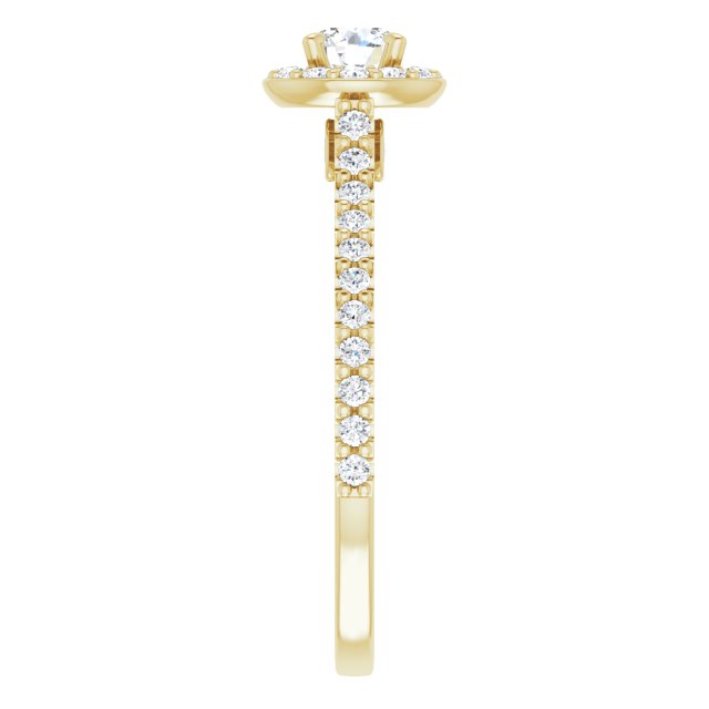 round-10K Yellow gold