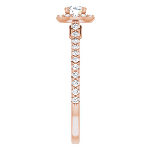 round-10K Rose gold