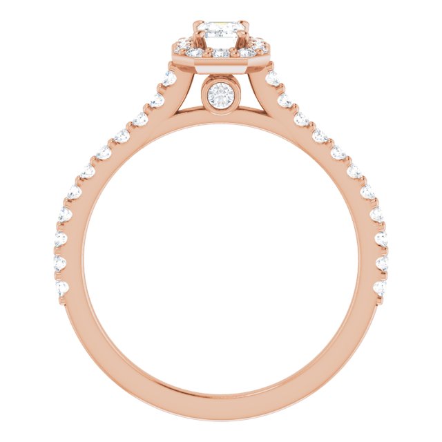 emerald-10K Rose gold