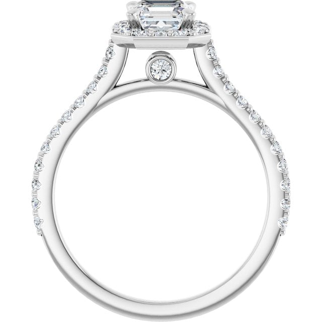 asscher-10K White gold