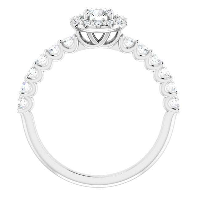 round-10K White gold