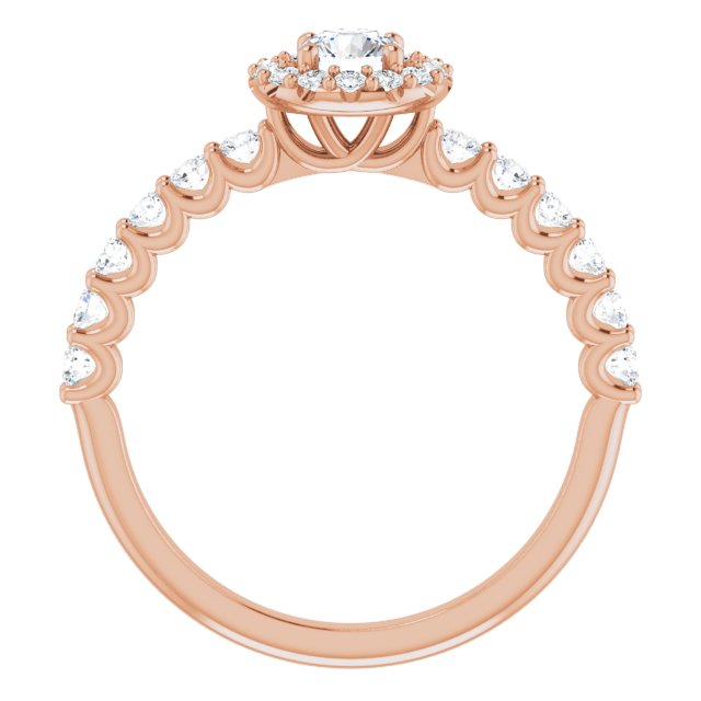 round-18K Rose gold
