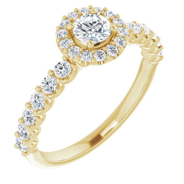 round-10K Yellow gold