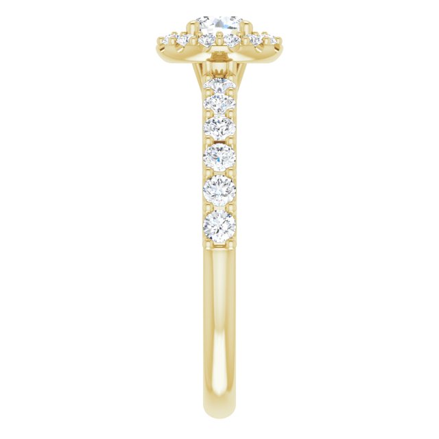 round-10K Yellow gold