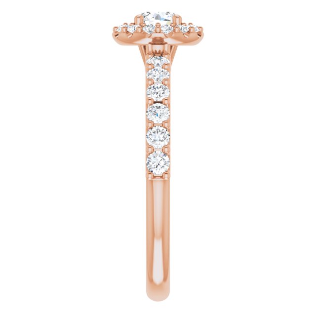 round-10K Rose gold