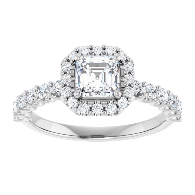 asscher-10K White gold