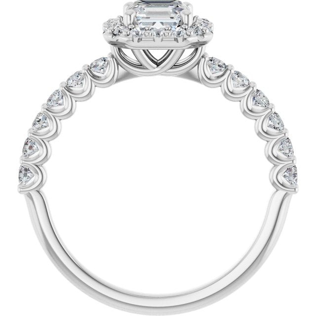 asscher-10K White gold