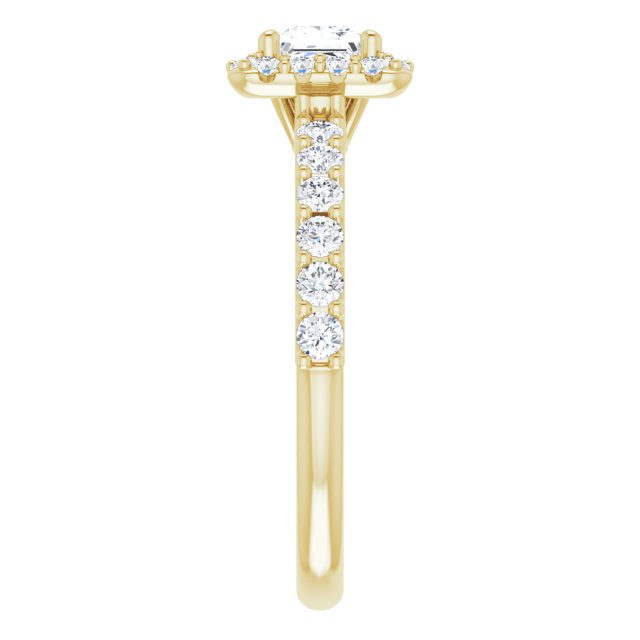 square-10K Yellow gold