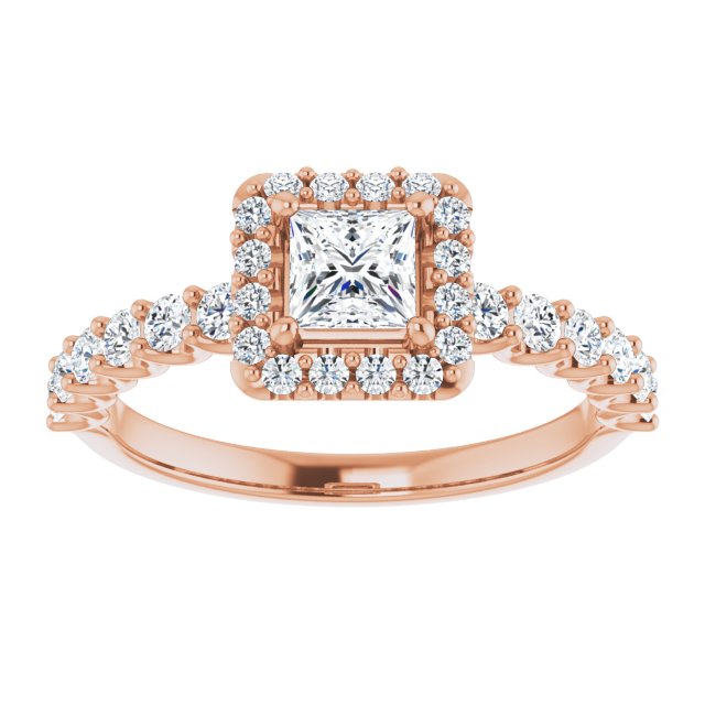 square-14K Rose gold