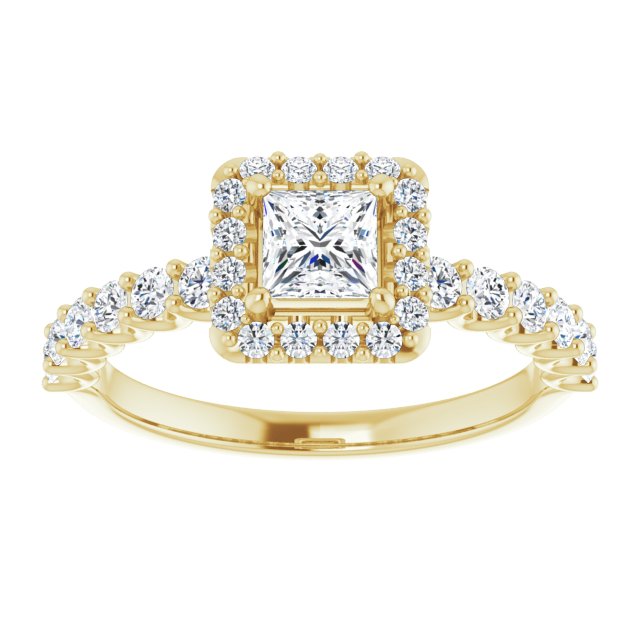 square-10K Yellow gold