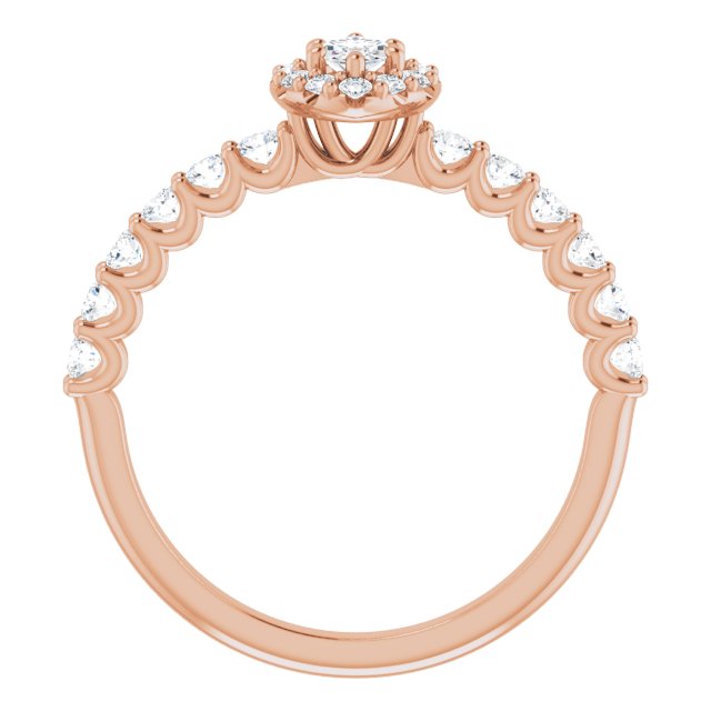 marquise-14K Rose gold