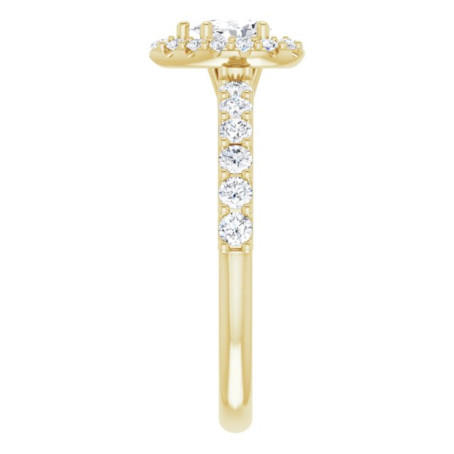 pear-14K Yellow gold
