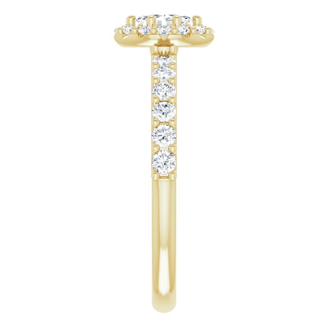 marquise-10K Yellow gold