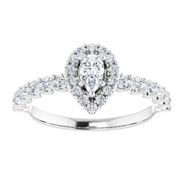 pear-10K White gold